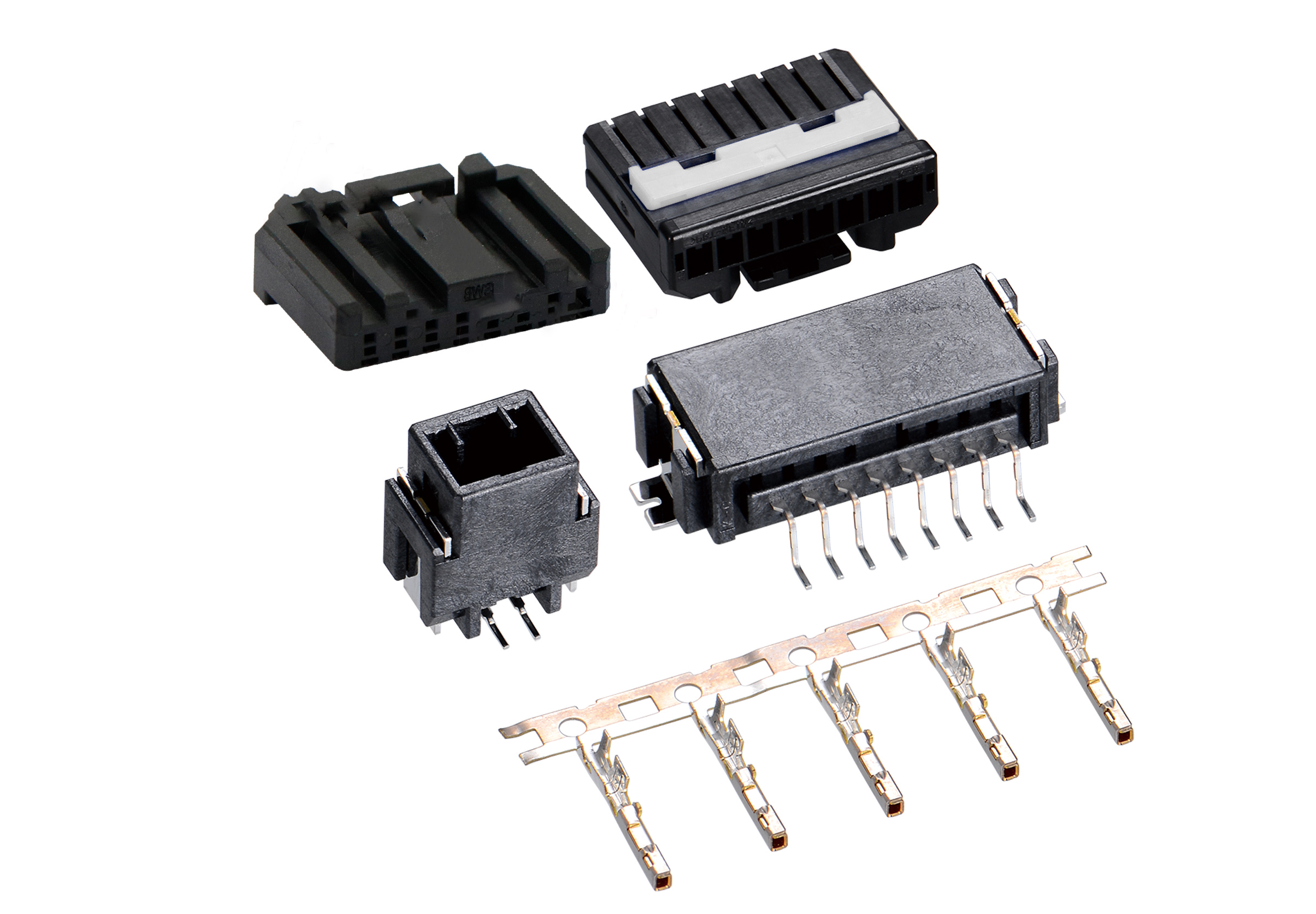 2024  Single Row Series 2.00mm Pitch (.079＂) 车用二次锁扣连接器