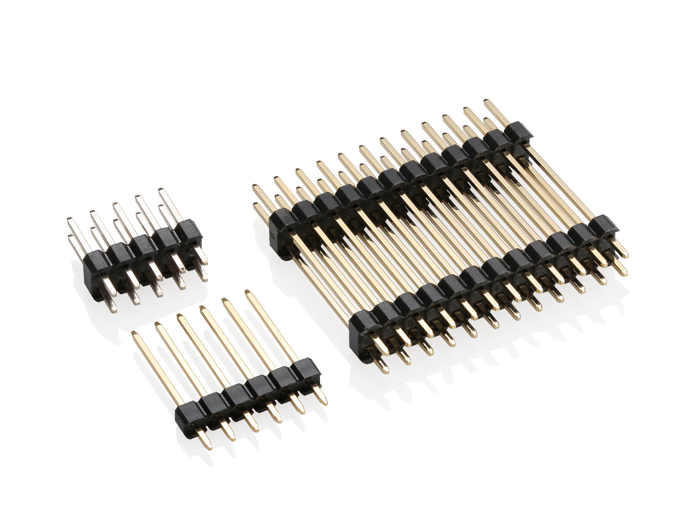 6501W  Series 2.54mm Pitch (.100＂) 排针排母牛角连接器